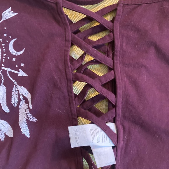 SWS Cropped racerback  faux corset seam sides - Picture 4 of 7